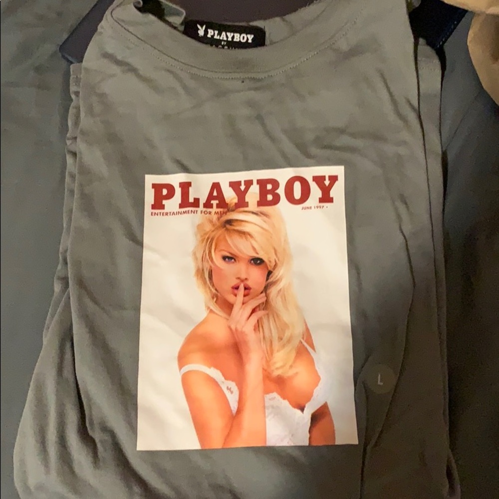Playboy tee shirt size large
